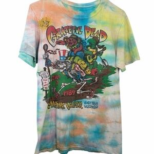 Liquid Blue Grateful Dead 2018 Tie Dye Tee SMALL